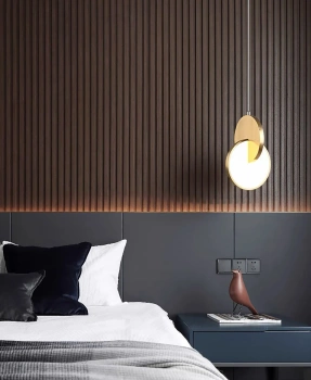 Led-Pendelleuchte Eclipse gold modern für elegante Innenräume