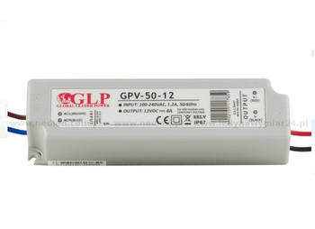 Zasilacz napięciowy GPV-50-24- 24V 1A IP67 50W - GLP