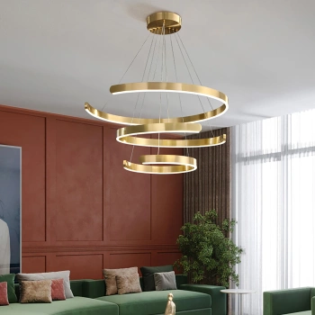 Exklusive Led-Pendelleuchte Solaris Nr.3 80 neutrale helle Farbe