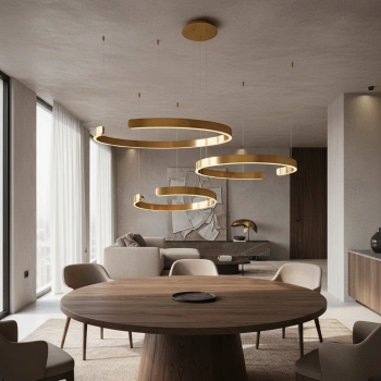 Exklusive Led-Pendelleuchte Solaris S No.3 80 neutrale helle Farbe