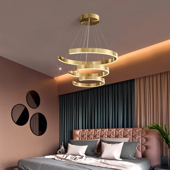 Exklusive Led-Pendelleuchte Solaris Nr.3 80 warme Lichtfarbe