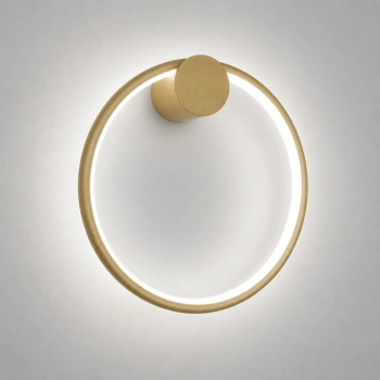 Moderne LED-Wandleuchte Moon 30 cm Gold 4000K LEDesign