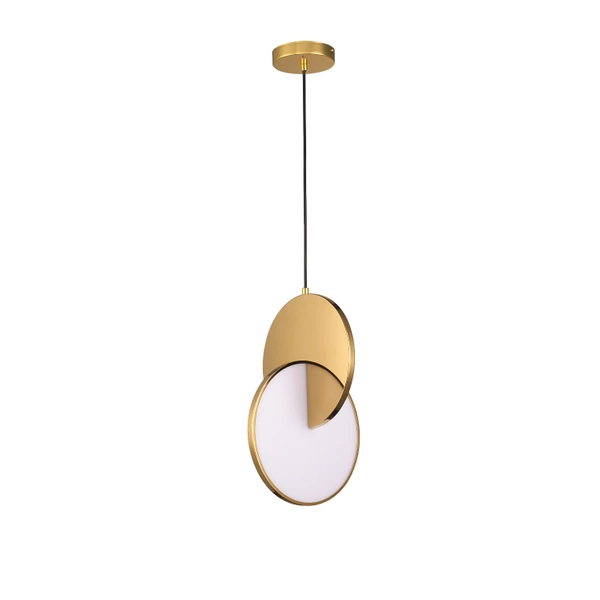 Led-Pendelleuchte Eclipse gold modern für elegante Innenräume