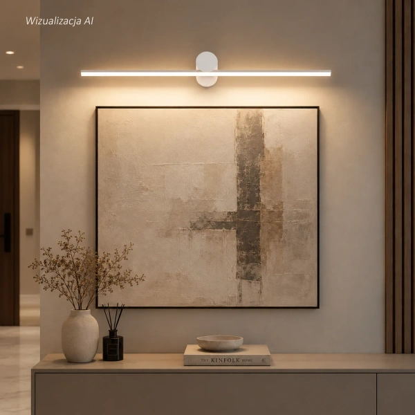 LED-Wandleuchte Line No.2 80 cm Weiß 4000K LEDesign