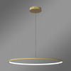 Moderne LED-Hängeleuchte Orbit No.1 80 cm Gold 3000K mit Fernbedienung LEDesign