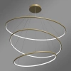 Moderne LED-Pendelleuchte Orbit No.3 120 cm Gold 4000K dimmbar LEDesign