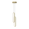 Moderne LED-Pendelleuchte Led Ellipse No.2 Gold 4000K LEDesign