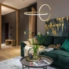 Moderne Led-Pendelleuchte Celestial No.2 gold 3000K LEDesign
