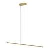 Moderne LED-Pendelleuchte LINE 120 cm Gold 4000K mit Fernbedienung LEDesign