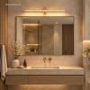 LED-Wandleuchte Line No.2 80 cm Gold 3000K LEDesign