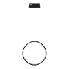 Moderne Pendelleuchte Led Moon 40 cm schwarz dimmbar mit Triak, neutrales Licht 4000K | LEDesign
