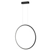 Moderne Hängeleuchte Led Moon 50 cm schwarz, mit Fernbedienung, 4000K LEDesign