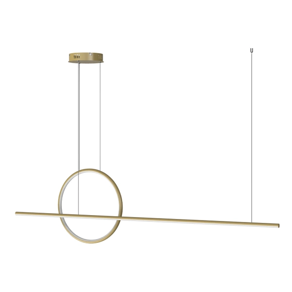 Moderne LED-Pendelleuchte Geometrik 40 cm Gold 3000K mit Tuya LEDesign