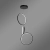 Moderne Led Moon Pendelleuchte No.3 B schwarze 4000K LEDesign
