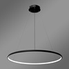Moderne LED-Pendelleuchte Orbit No.1 80 cm Schwarz 4000K dimmbar LEDesign