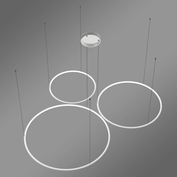 Moderne LED-Pendelleuchte Orbit S No.3 100 cm Weiß 4000K LEDesign