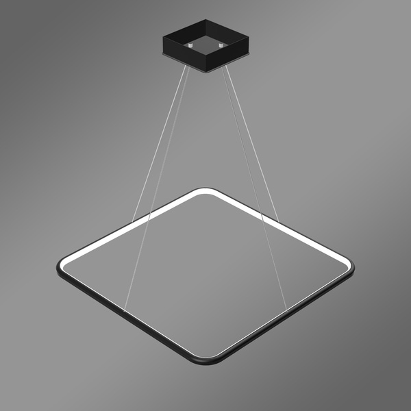 LED Pendelleuchte Quadrum No.1 60 cm Schwarz 3000K dimmbar LEDesign