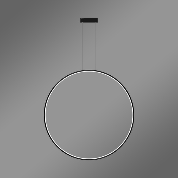 Moderne Pendelleuchte Led Moon 100 cm in Schwarz, warmweißes Licht 3000K| LEDesign