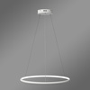 Moderne LED-Hängeleuchte Orbit No.1 60 cm Weiß 4000K mit Fernbedienung LEDesign