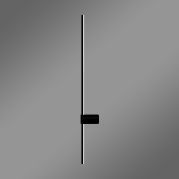 Moderne LED-Wandleuchte Line 100 cm Schwarz 3000K elegantes Wandlicht LEDesign