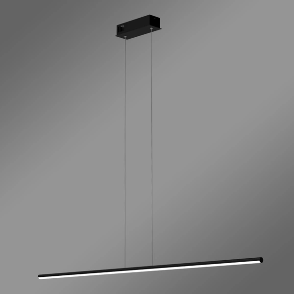Moderne LED-Pendelleuchte LINE 120 cm Schwarz 3000K LEDesign
