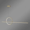 Moderne LED-Pendelleuchte Geometrik 40 cm Gold 3000K mit Tuya LEDesign