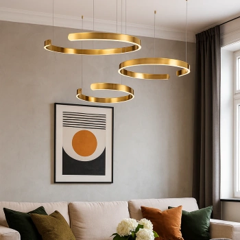 Exklusive Led-Pendelleuchte Solaris S No.3 80 warme Lichtfarbe