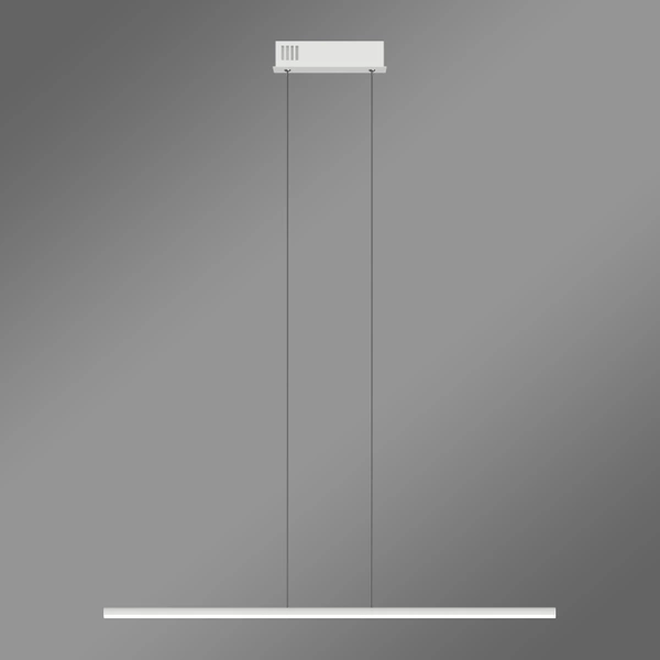 Moderne LED-Pendelleuchte LINE 80 cm Weiß 4000K dimmbar LEDesign