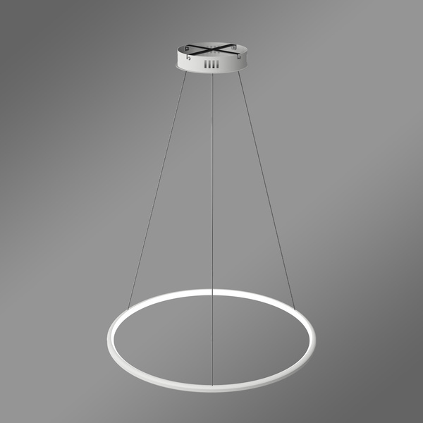 Moderne LED-Hängeleuchte Orbit No.1 60 cm Weiß 4000K mit Fernbedienung LEDesign