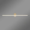 LED-Wandleuchte Line No.2 80 cm Gold 3000K LEDesign