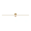 LED-Wandleuchte Line No.2 80 cm Gold 4000K LEDesign