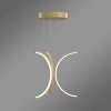 Moderne Pendelleuchte Led Moon No.3 40 cm Gold mit Fernbedienung 4000K LEDesign