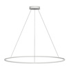 Moderne LED-Hängeleuchte Orbit No.1 120 cm Weiß 3000K mit Fernbedienung LEDesign
