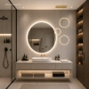 Moderne LED-Pendelleuchte Led Moon No.3 Gold 3000K LEDesign