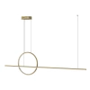 Moderne LED-Pendelleuchte Geometrik 40 cm Gold 3000K mit Tuya LEDesign