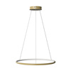 Moderne LED-Hängeleuchte Orbit No.1 60 cm Gold 4000K mit Fernbedienung LEDesign