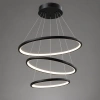 Moderne LED-Pendelleuchte Orbit No.3 50 cm Schwarz 4000K LEDesign