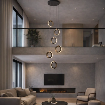 Moderne Led-Lampe Lunar Ring Nr.6