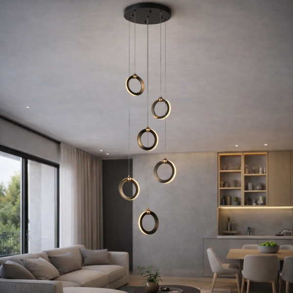 Moderne Led-Lampe Lunar Ring Nr.6