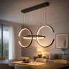 Moderne Led-Pendelleuchte Celestial Nein.3 cm schwarz neutral 4K LED-Design