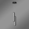 Moderne LED-Pendelleuchte Led Ellipse No.2 Schwarz 3000K LEDesign