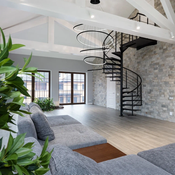 Moderne LED Pendelleuchte Orbit No.5 150 cm schwarz 4000K mit Tuya LEDesign