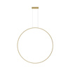 Moderne Pendelleuchte Led Moon 100 cm in Gold, warmweißes Licht 3000K | LEDesign