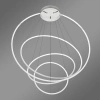 Moderne LED-Pendelleuchte Orbit No.4 120 cm Weiß 3000K mit Fernbedienung LEDesign