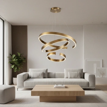 Exklusive Led-Pendelleuchte Solaris Nr.3 80 warme Lichtfarbe