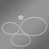 Moderne LED-Pendelleuchte Orbit S No.3 120 cm Weiß 4000K dimmbar LEDesign