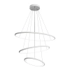 Moderne LED-Pendelleuchte Orbit No.3 80 cm Weiß 4000K mit Tuya LEDesign