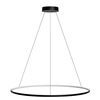 Moderne LED-Hängeleuchte Orbit No.1 100 cm Schwarz 3000K mit Fernbedienung LEDesign