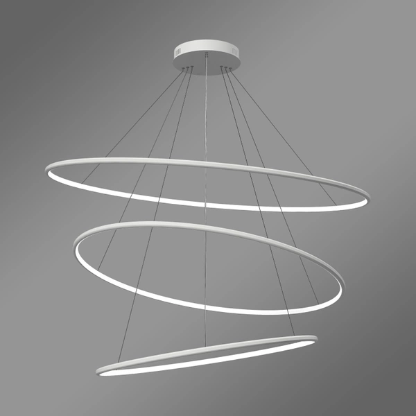 Moderne LED-Pendelleuchte Orbit No.3 120 cm Weiß 3000K LEDesign
