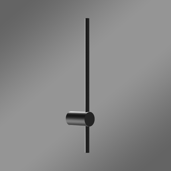 LED-Wandleuchte Line 60 cm Schwarz 3000K mit Fernbedienung LEDesign